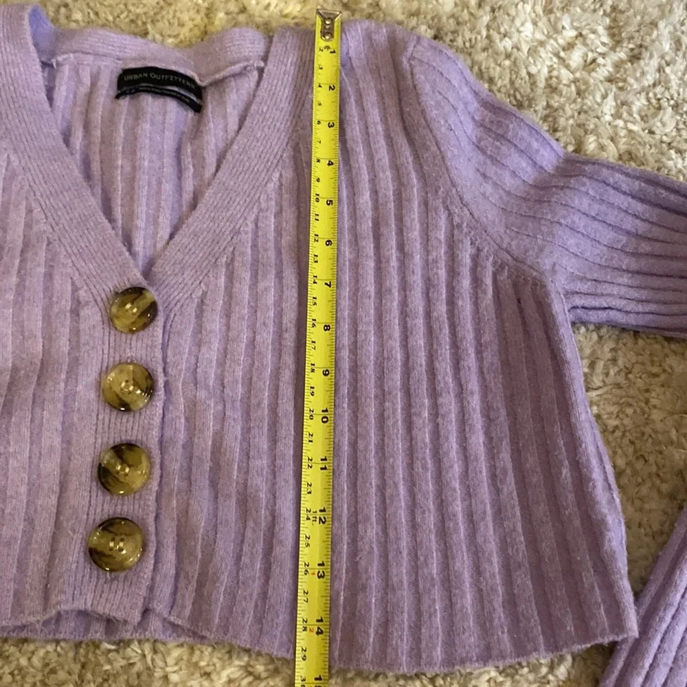 Urban Outfitters cropped ribbed cardigan small - Picture 5 of 6
